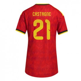 Belgien Timothy Castagne #21 Hemmakläder Dam VM 2026 Kortärmad